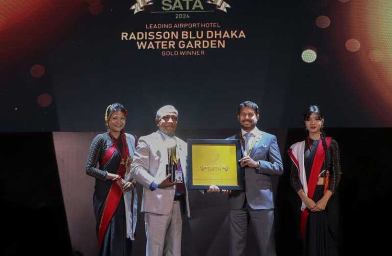 Radisson Blu Dhaka Water Garden wins both Gold and Silver Awards at the esteemed South Asian Travel Awards (SATA) 2024