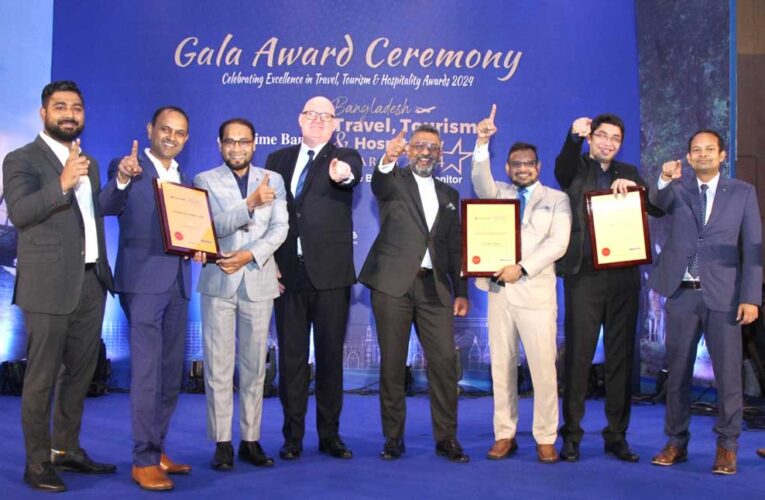 Hattrick Win for InterContinental Dhaka at Bangladesh Travel, Tourism & Hospitality Award 2024