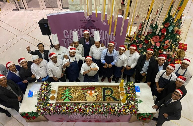 Renaissance Dhaka Gulshan Hotel hosts Christmas Cake Mixing, Tree Lighting Ceremony