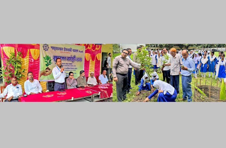 Shahjalal Islami Bank organizeS tree plantation program at Bagharpara Upazila in Jashore district
