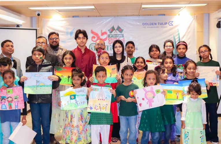 Golden Tulip The Grandmark-Dhaka Brightens Victory Day with Kids’ Artistry