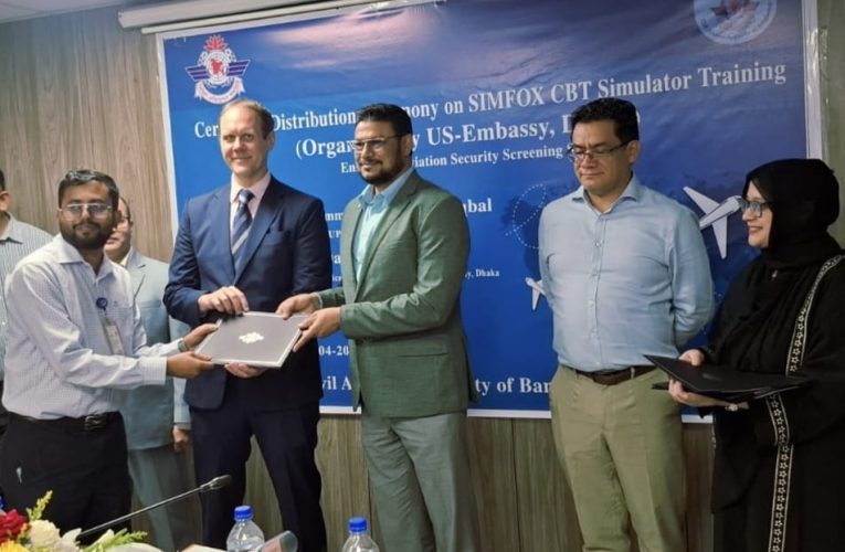 CAAB, US Embassy Conclude SIMFOX CBT Simulator Training to Boost Aviation Security