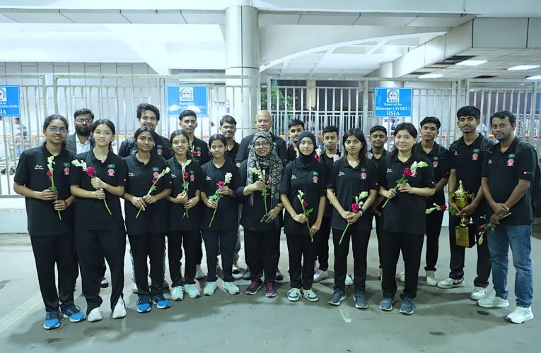 South Asian triumph: Biman accords warm reception to Bangladesh youth table tennis team