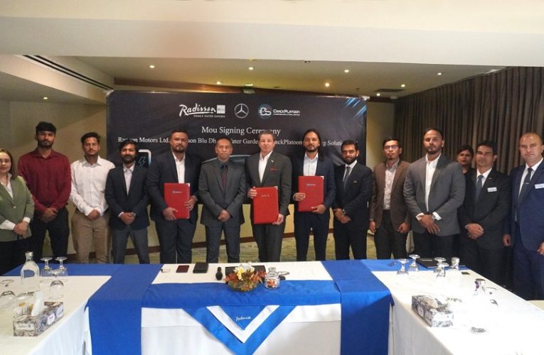Radisson Blu Dhaka Water Garden Partners with Mercedes-Benz Bangladesh and CrackPlatoon to Launch EV Charging Stations