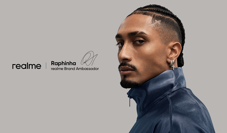 realme Signs Football Star Raphinha as Its Global Brand Ambassador